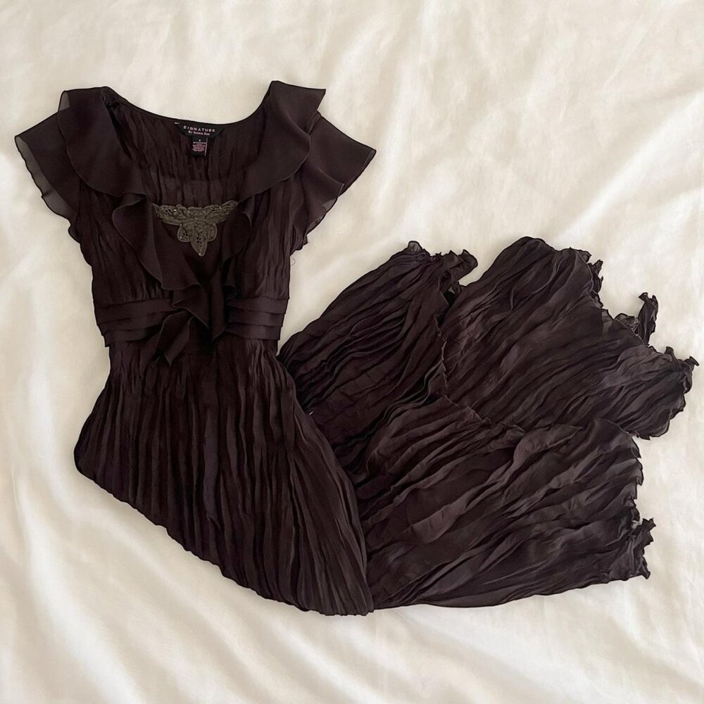 Woodland fairy asymmetric dress